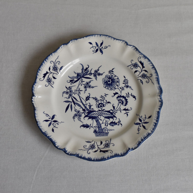 Vintage dessert plate, Sarreguemines, Lancaster
