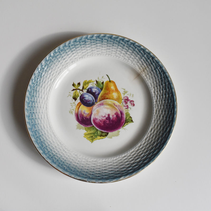 Antique Dessert Plate, Saint-Amand, Fruits B
