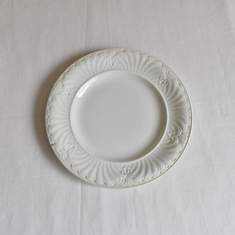 Antique Dessert Plate, Creil et Montereau, Relief A