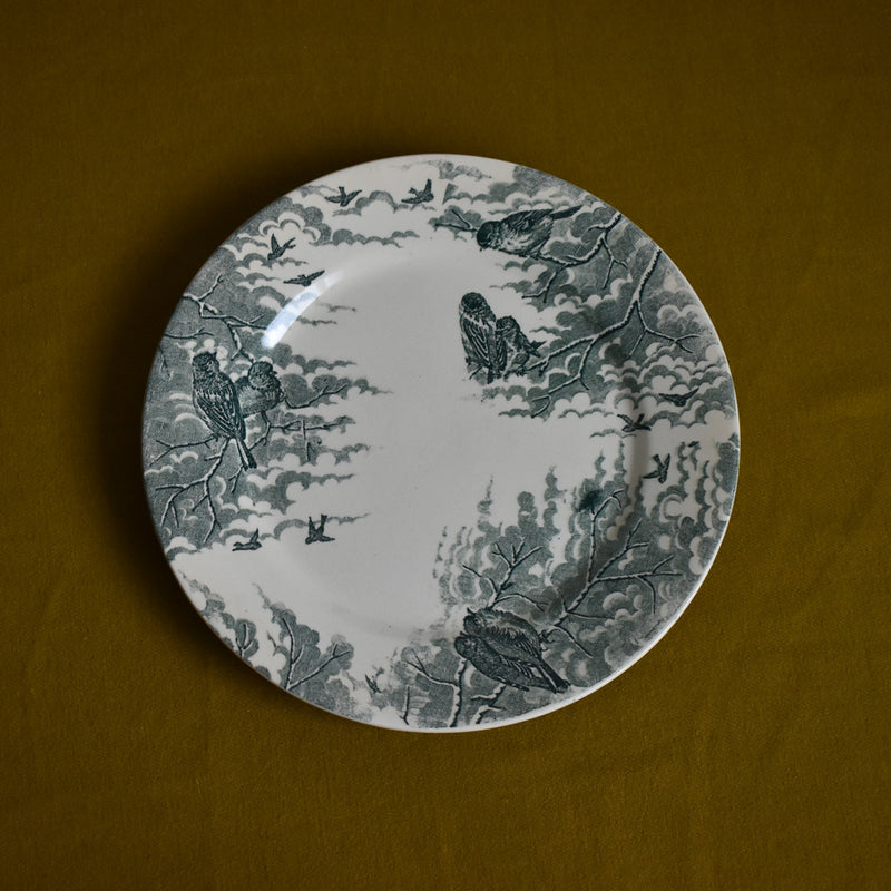 アンティークデザートプレート　サルグミンヌ  Neige (雪）C