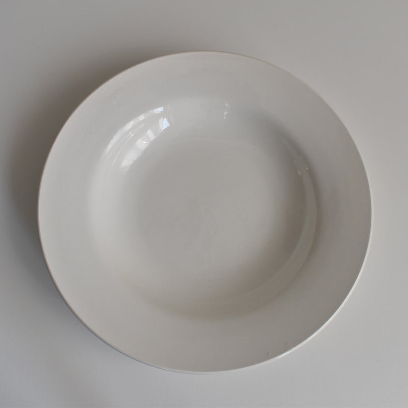 Vintage Deep Plate, Digoin & Sarreguemines, White A