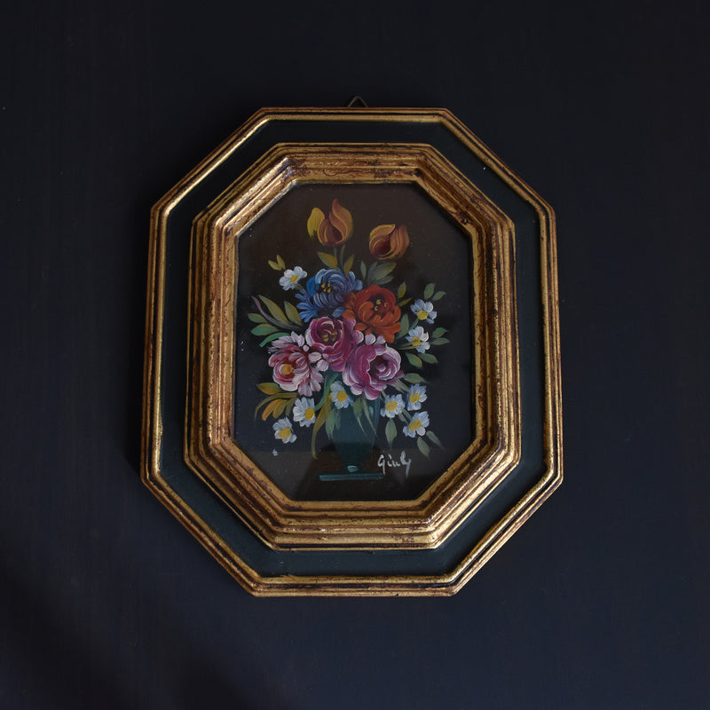 ヴィンテージフレーム 油絵付き A