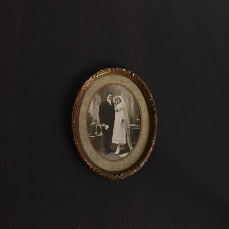 Antique Oval Photo Frame for Wedding Photo