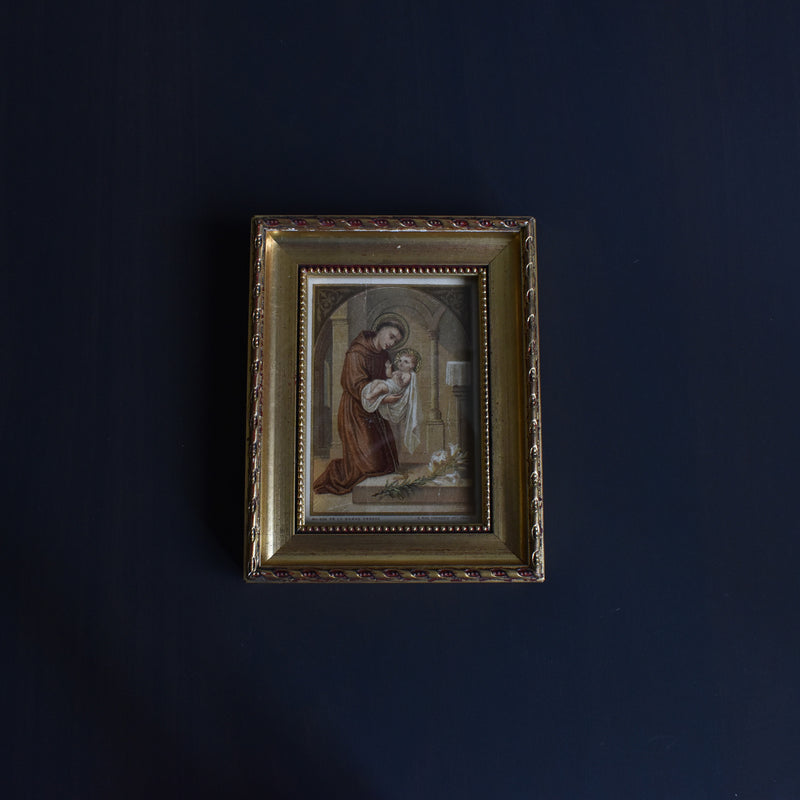 Vintage frame Christ