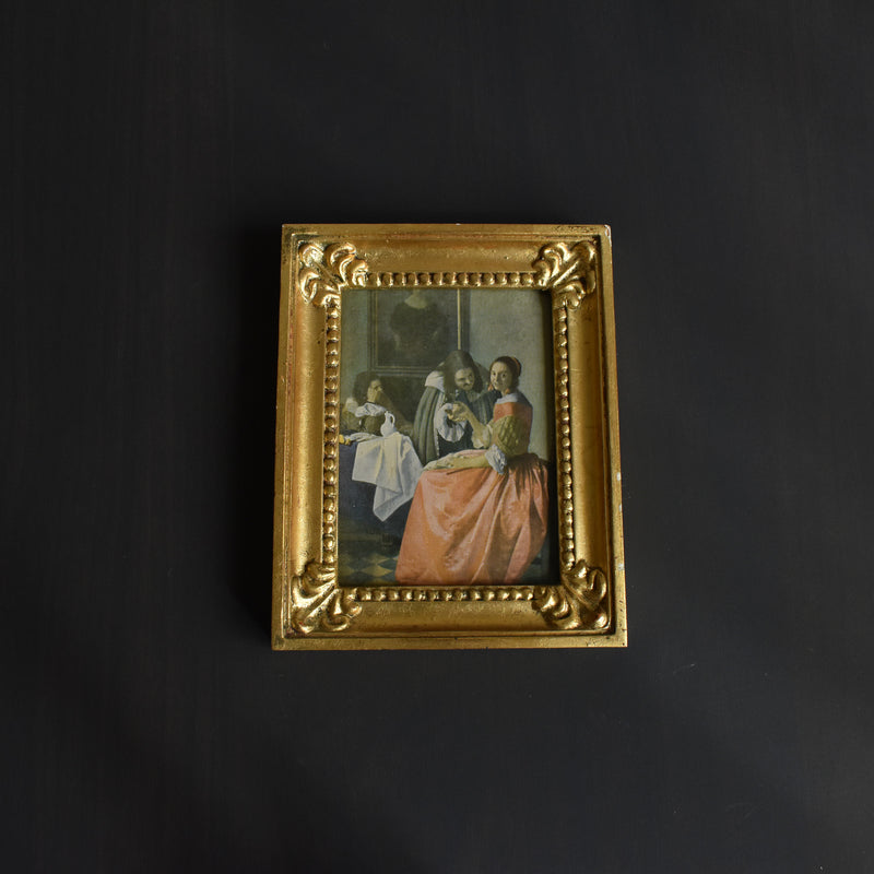 Vintage frame Interior of a Dutch house