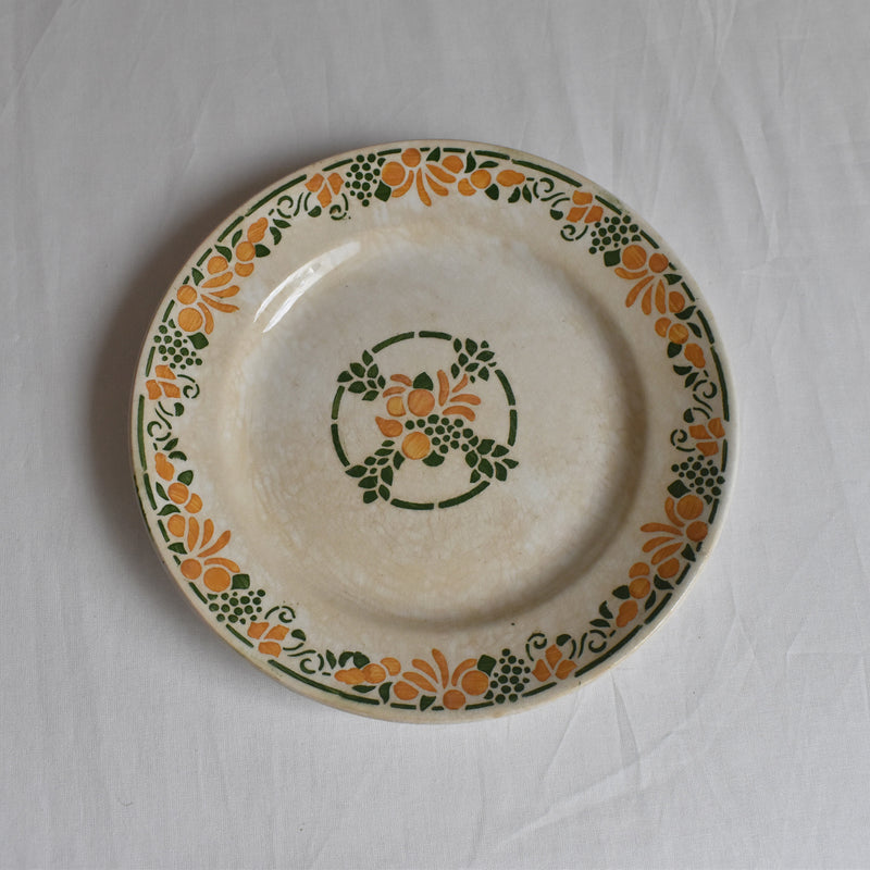 Vintage Dessert Plate HBCM (Creil et Montereau) Bizerte C
