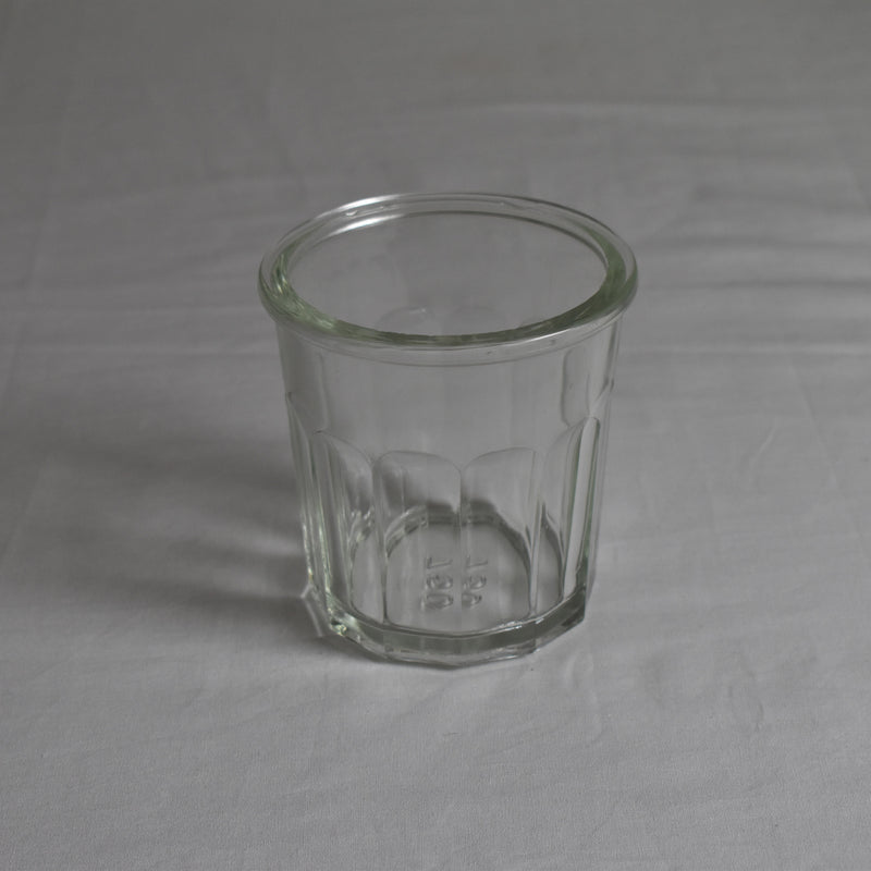 Vintage Glass Jam Pot 750
