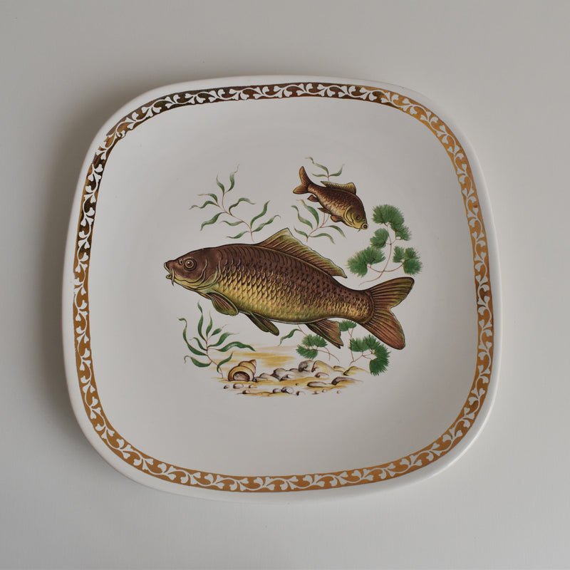 Vintage Plate Longchamp Poisson Carpe (Carp)