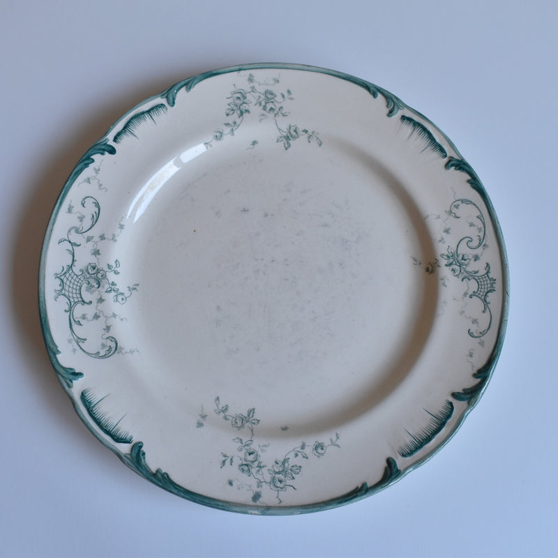 Antique Plate Longchamp Petite Roses D