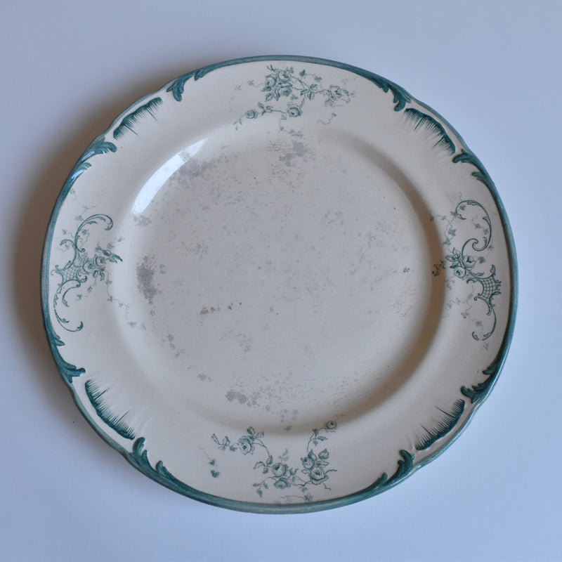 Antique Plate Longchamp Petite Roses F