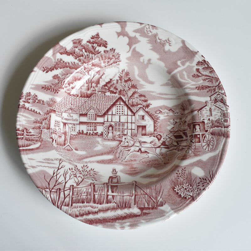 Vintage Deep Dish English Style Rouge C