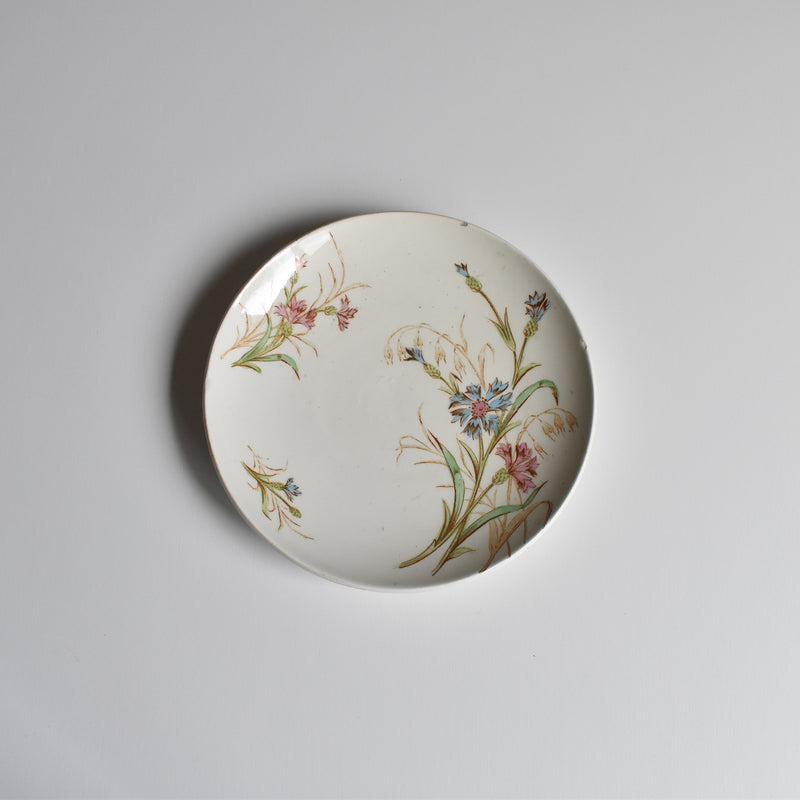Antique Saucer K&G Lunéville Bleuet