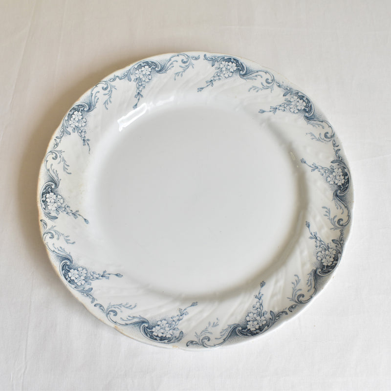 Antique Large Plate 28.5cm K&G Luneville Angéle