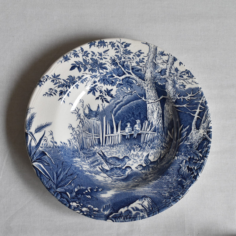 Antique Deep Plate - Lunéville "Grand Feu Tradition C"