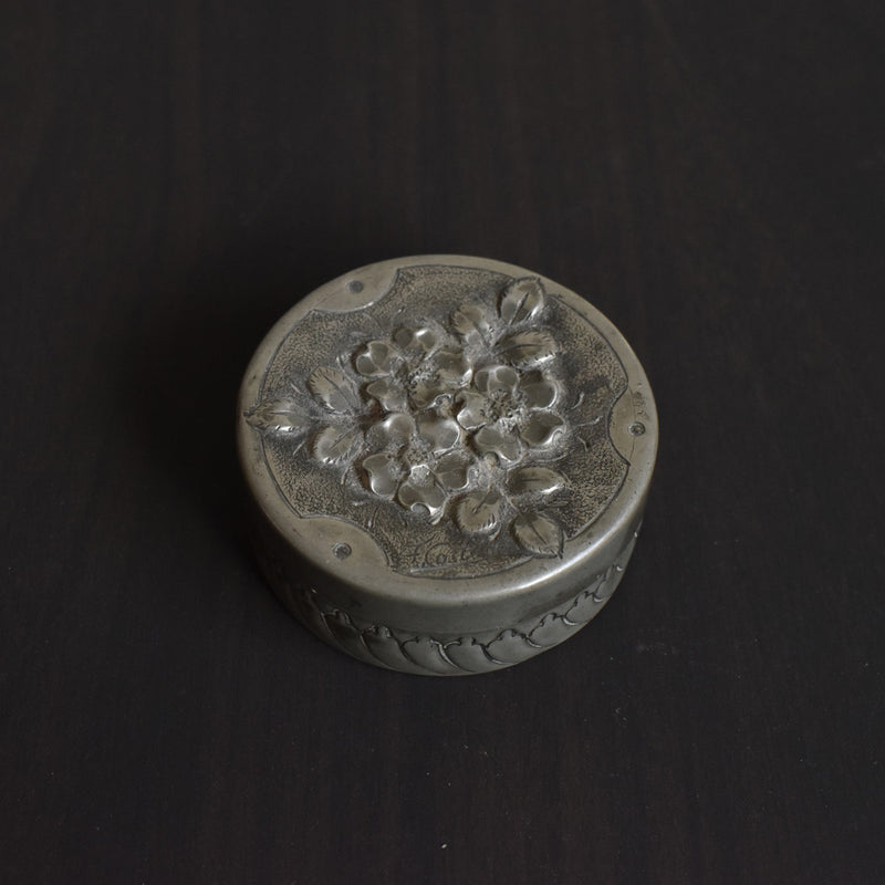 Antique Pewter Box Cortesi