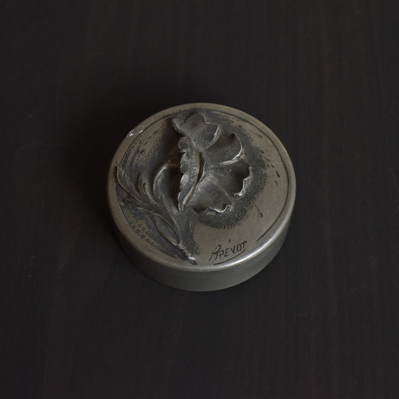 Antique Pewter Box Prévot