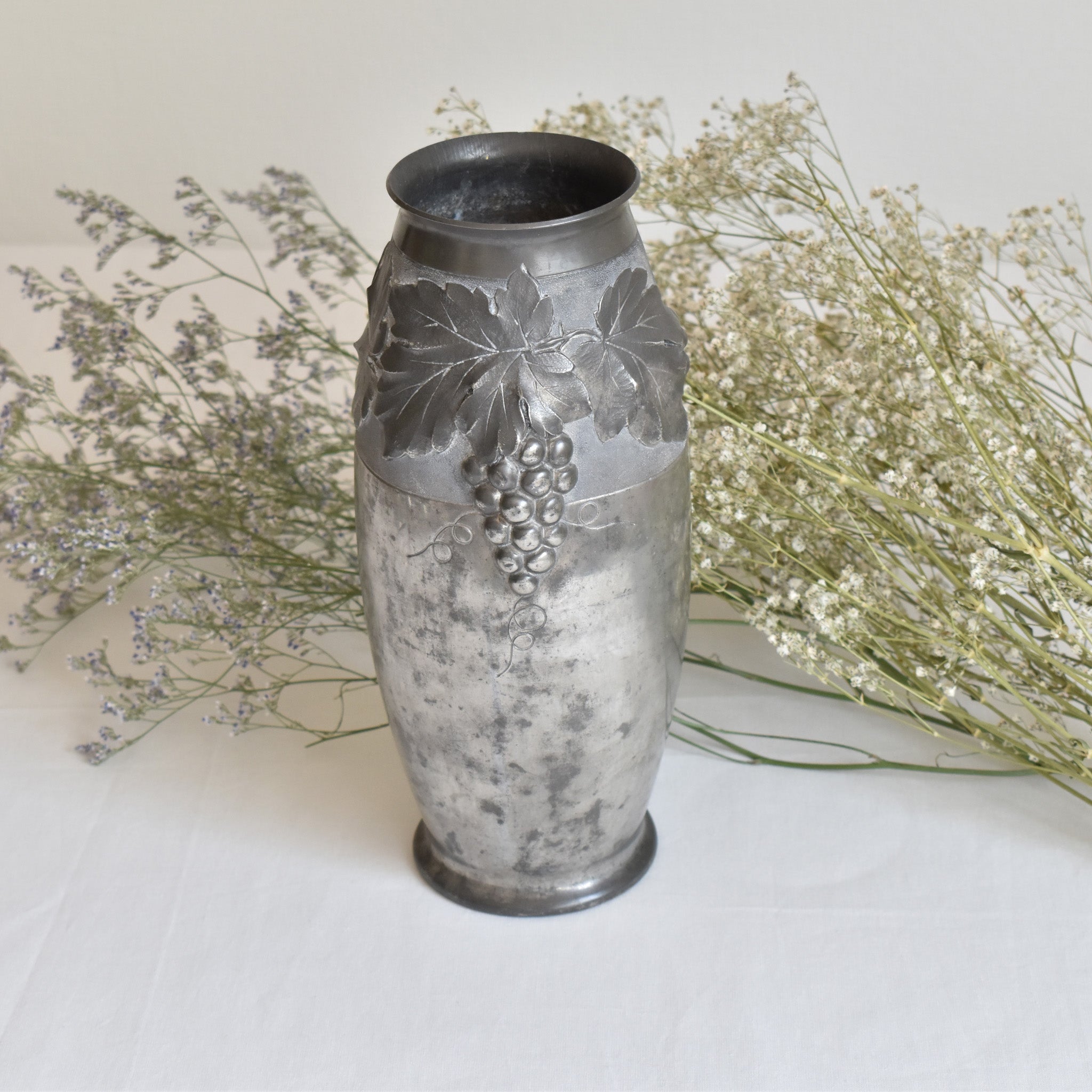 アンティークピューター 花瓶 A.VILLIEN — Loane Interior