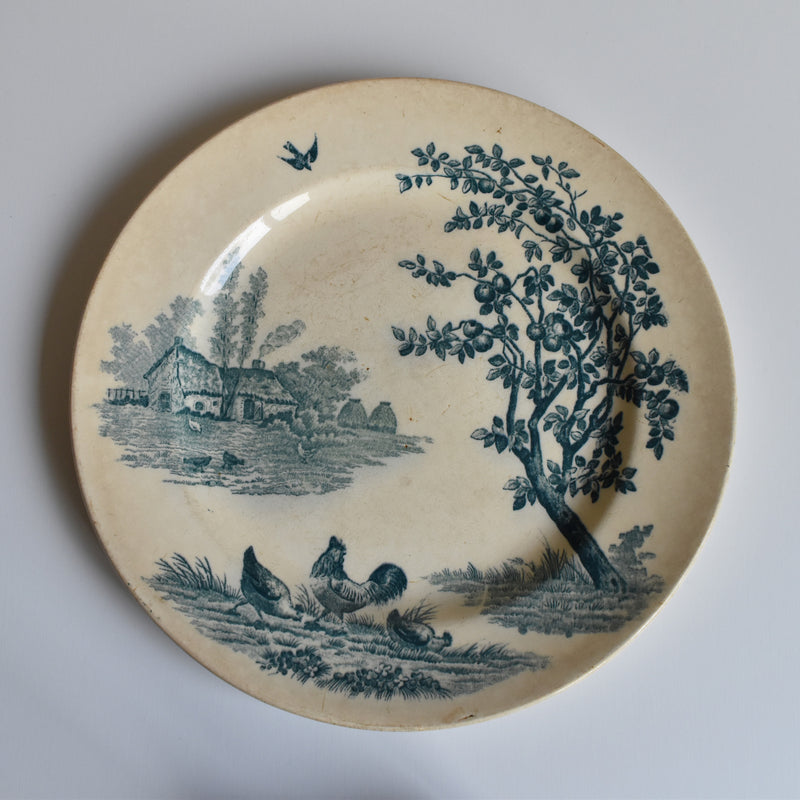 Antique Plate, Bordeaux J.Vielliard Samaritaine