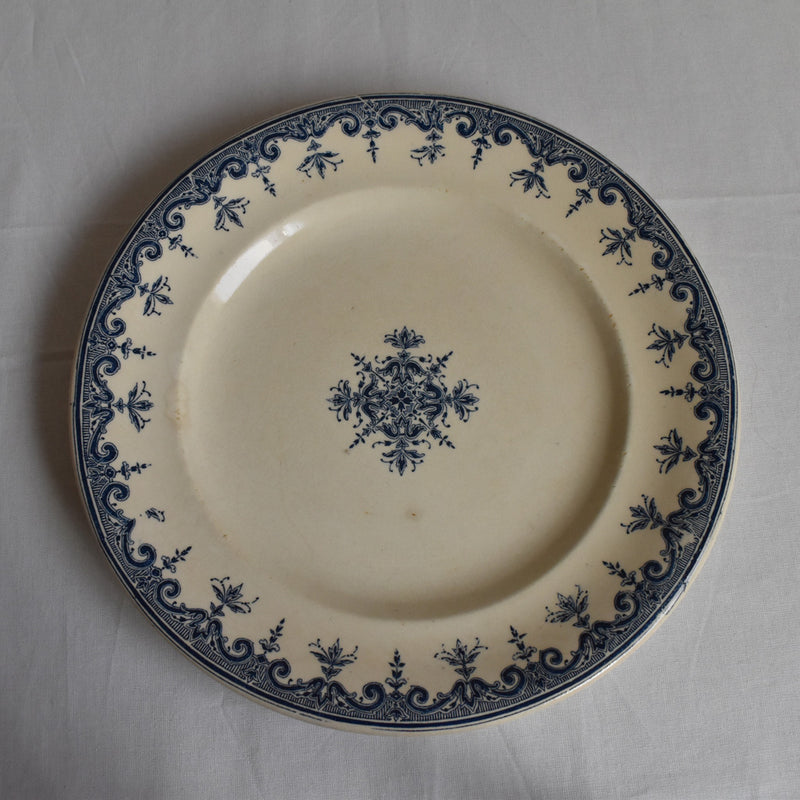 Antique plate, Clairefontaine, Rouen