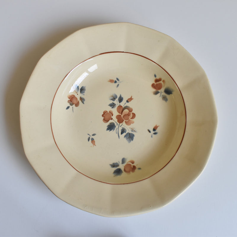 Vintage Deep Plate Digoin & Sarreguemines 8189