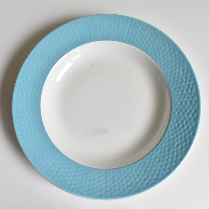 Vintage Deep Plate - Digoin & Sarreguemines, Bleu