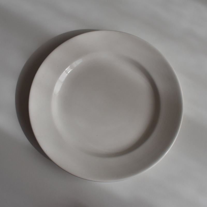 Vintage Dessert Plate, Digoin Sarreguemines, White A