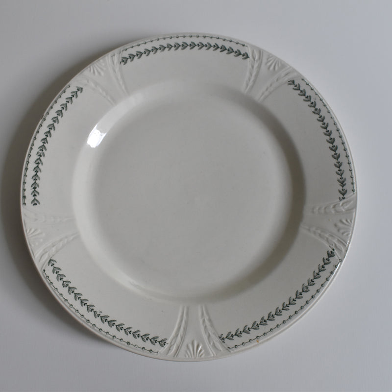 Antique Plate Gien Rivoli A