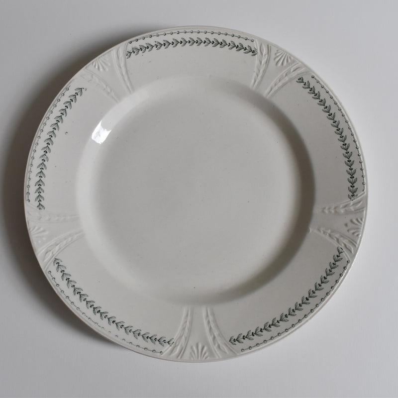 Antique Plate Gien Rivoli B