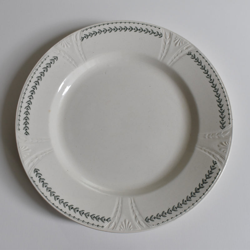 Antique Plate Gien Rivoli C