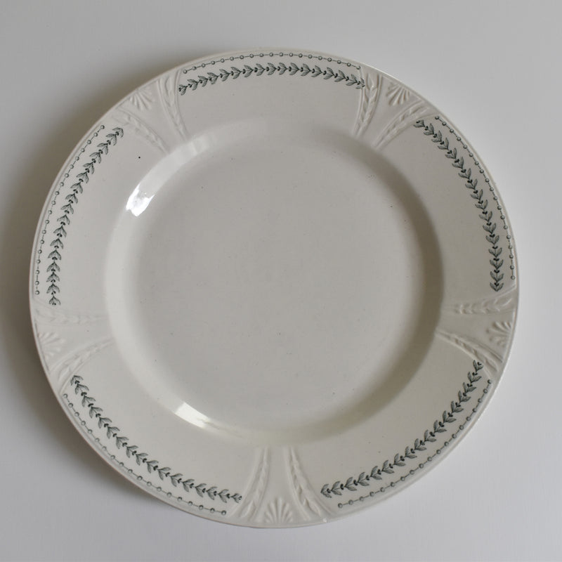 Antique Plate Gien Rivoli D