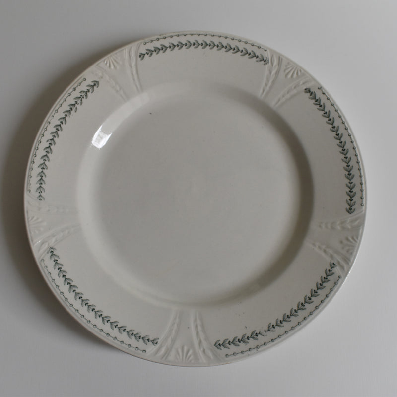 Antique Plate Gien Rivoli E