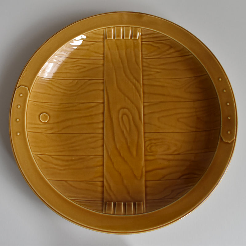 Vintage Plate Gien Tonneau A