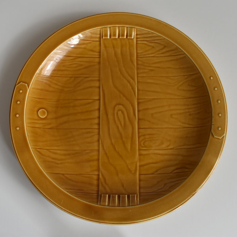 Vintage Plate Gien Tonneau D