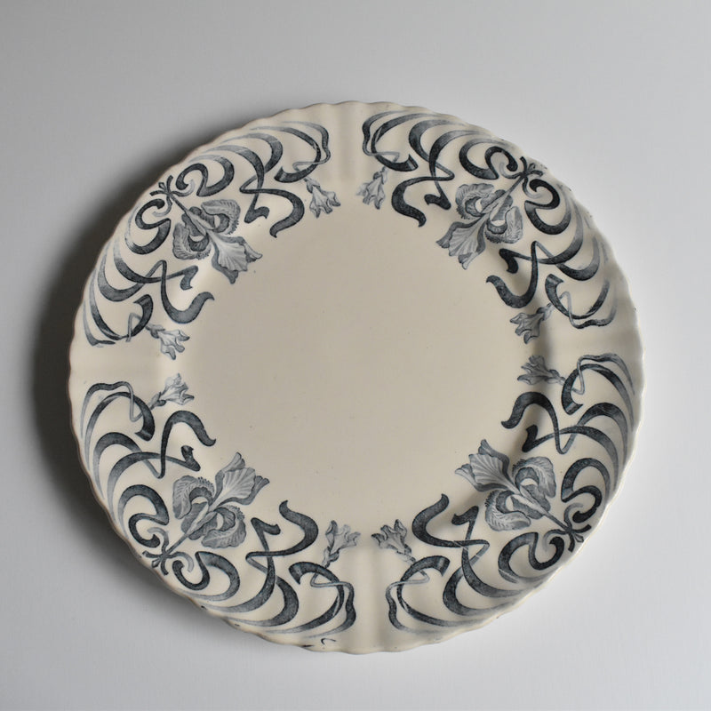 Antique Plate Longchamp Iris B