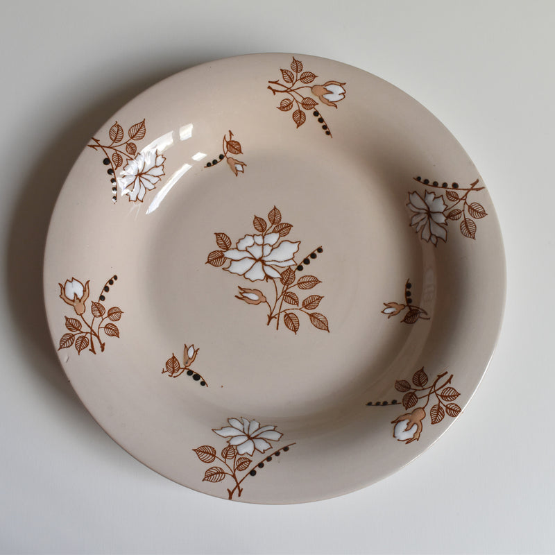 Antique Deep Plate Ron Wir Beatrix C