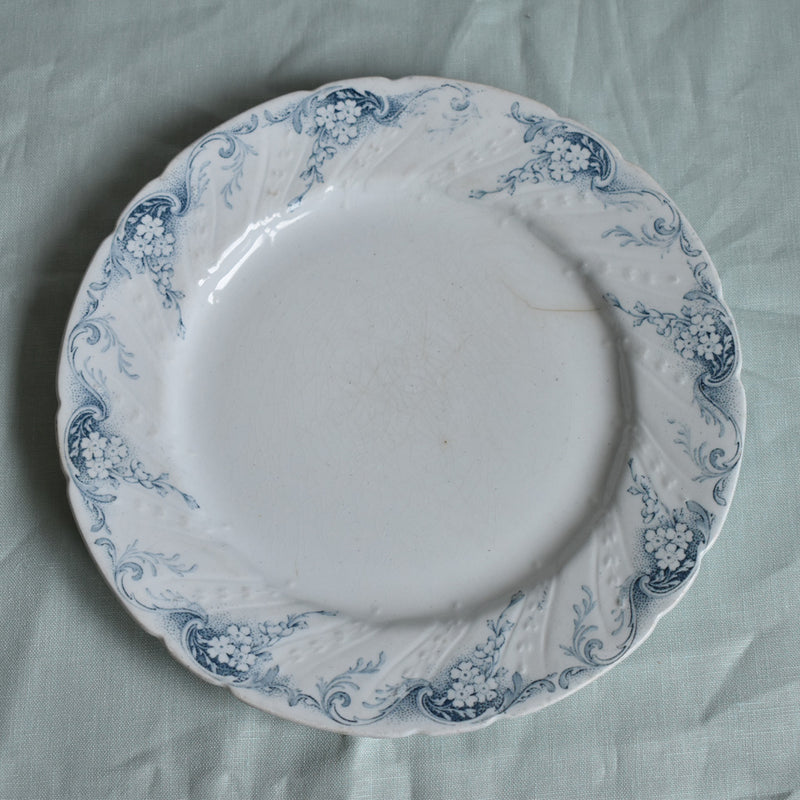 Antique Plate Lunéville Angèle D
