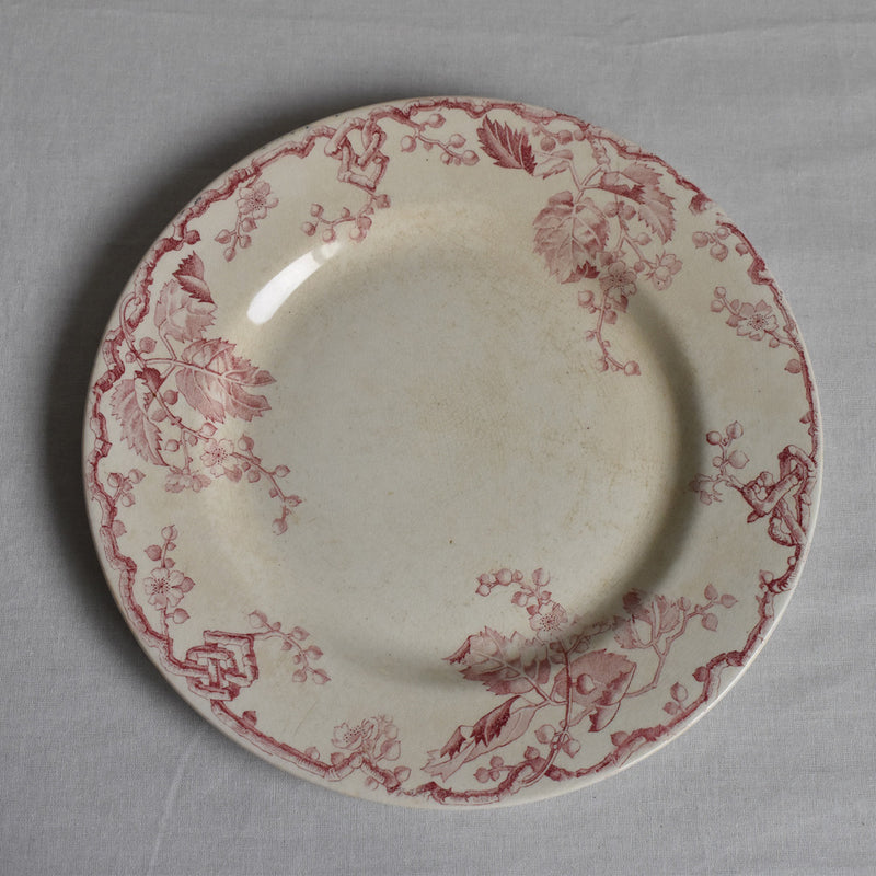 Antique Plate Lunéville Fontainebleau A