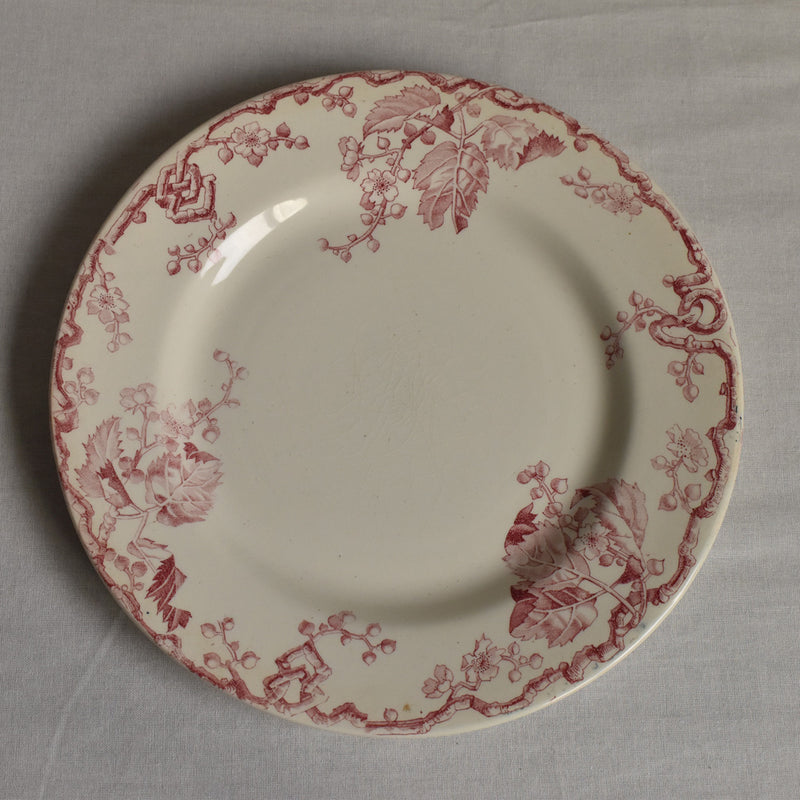 Antique Plate Lunéville Fontainebleau E