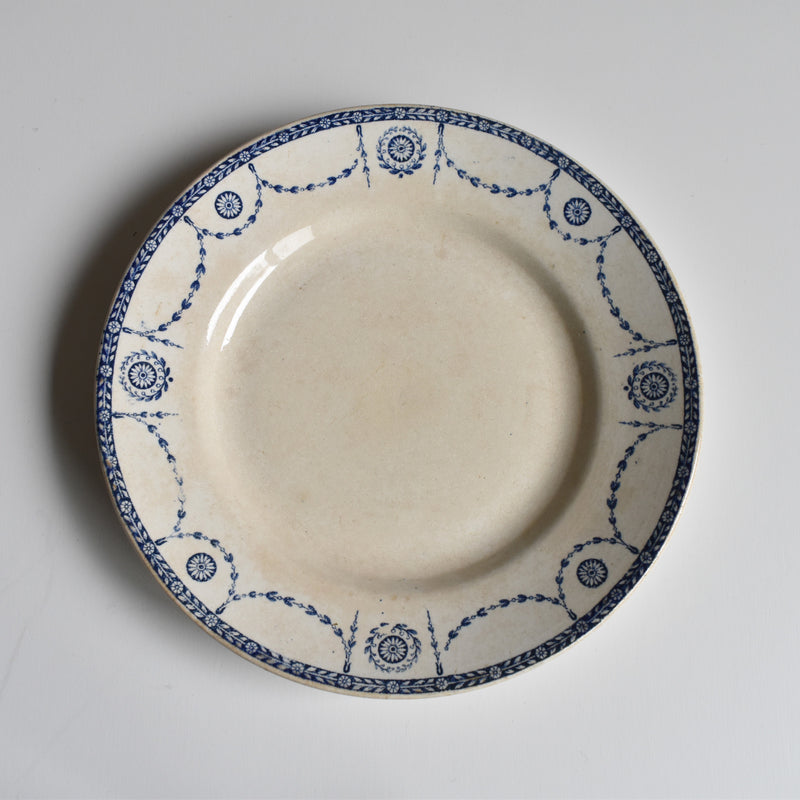 Antique Deep Plate K&G Luneville Bonaparte B
