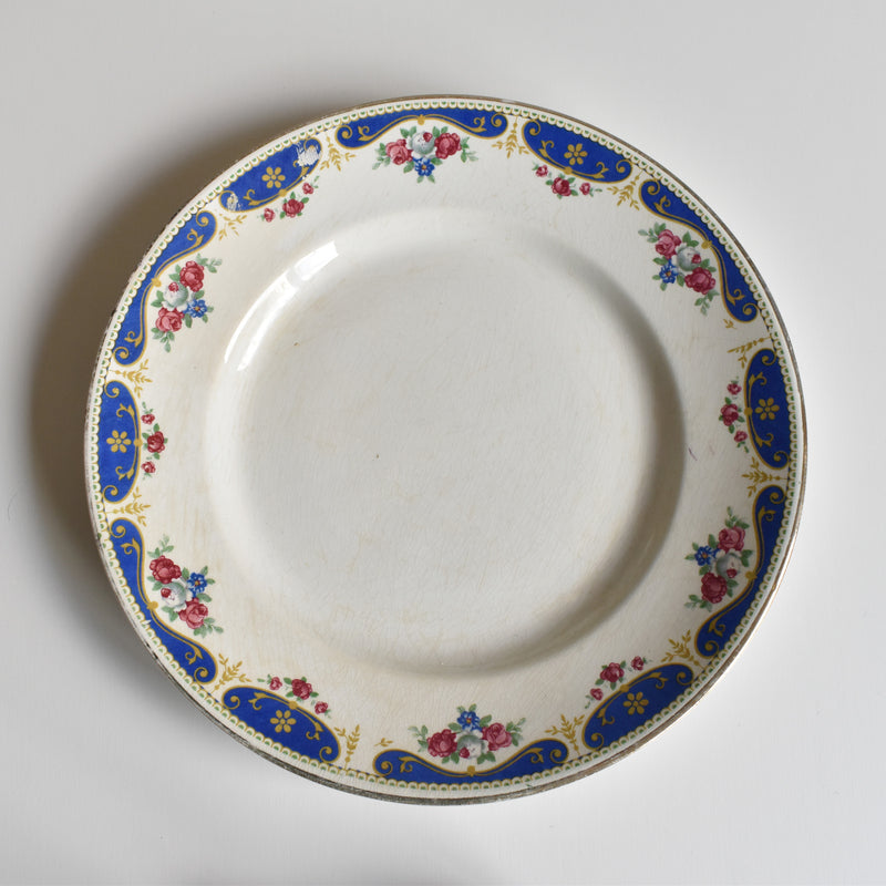 Vintage Plate, Moulin des Loups, Rose E