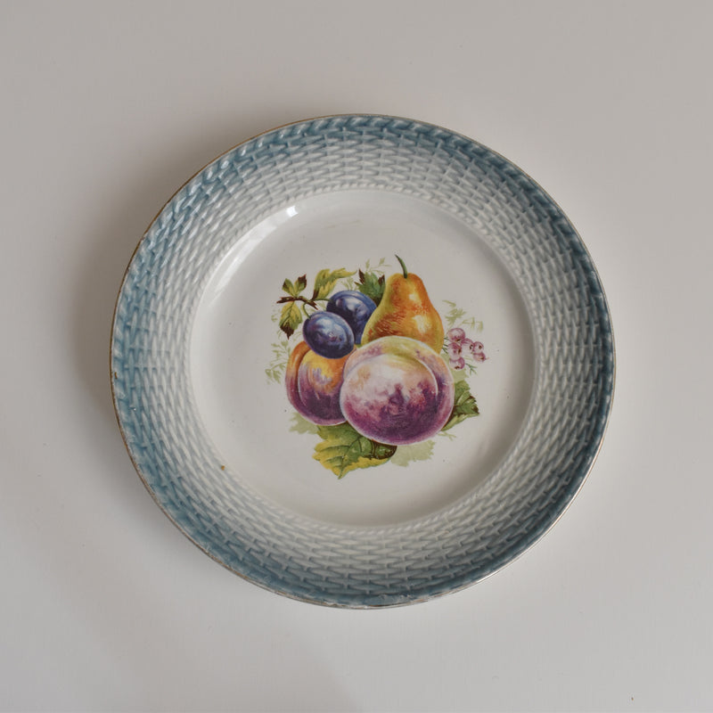 Antique Dessert Plate Saint-Amand Fruits C