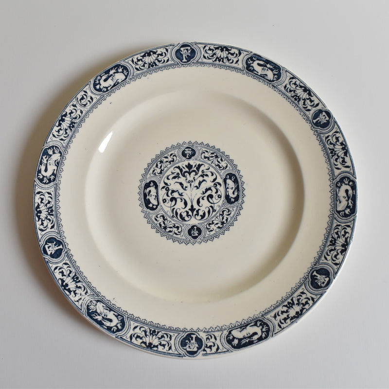 Antique plate Salins François 1er B