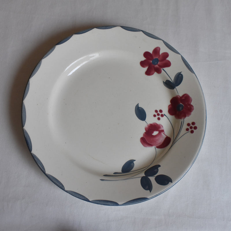 Antique Plate Sarreguemines Musset D