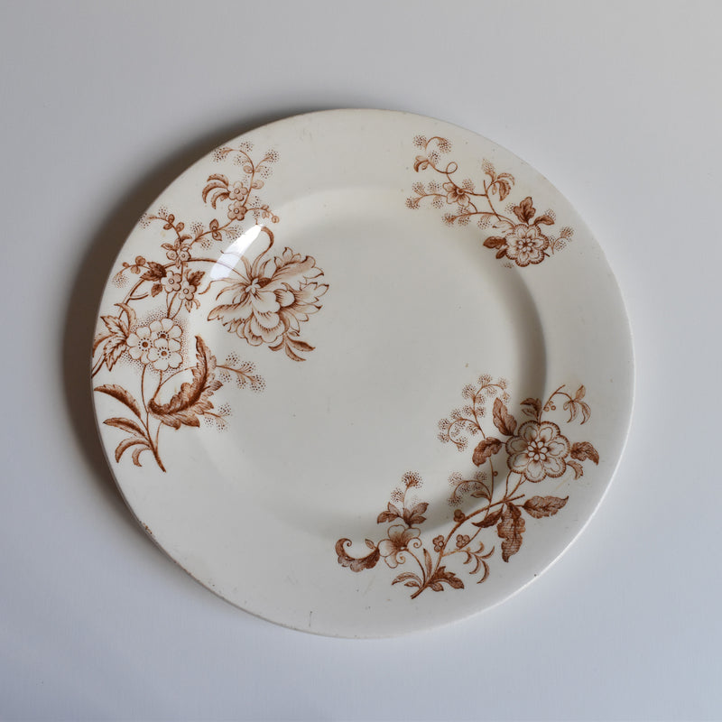 Antique Dessert Plate Salins Tunis A