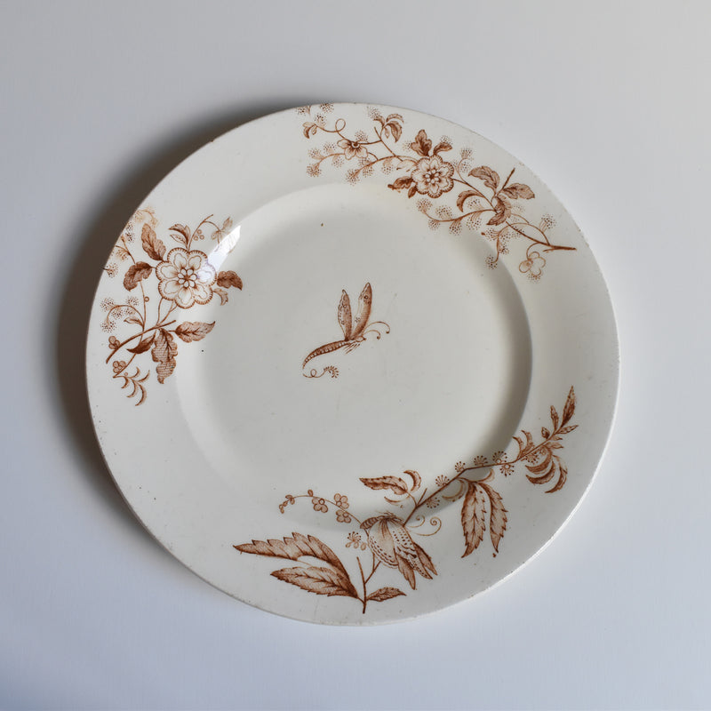 Antique Dessert Plate Salins Tunis B