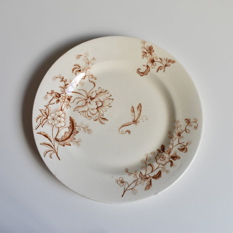 Antique Dessert Plate Salins Tunis C