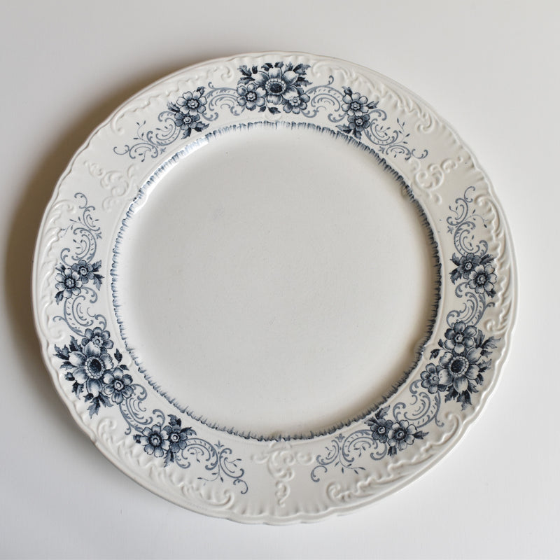 Antique Plate U&C Sarreguemines Aïda B