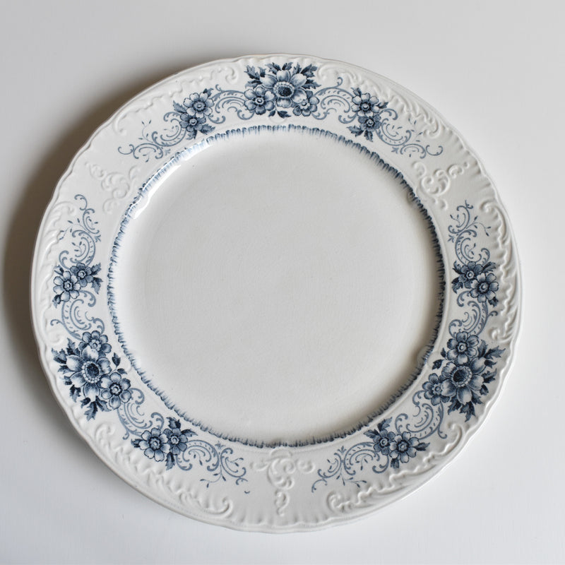 Antique Plate U&C Sarreguemines Aïda D