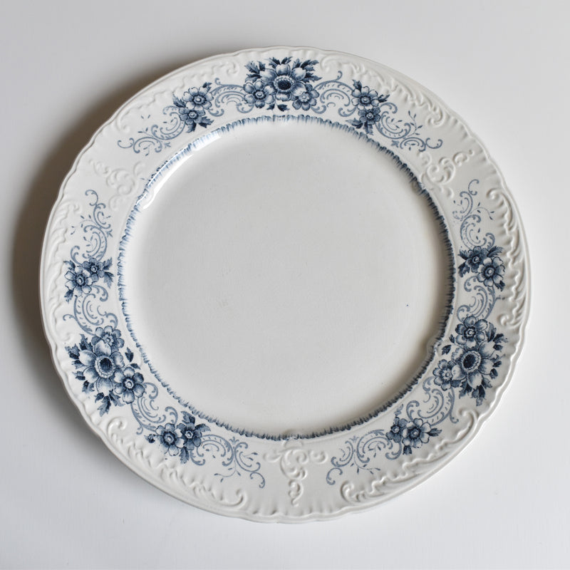 Antique Plate U&C Sarreguemines Aïda E
