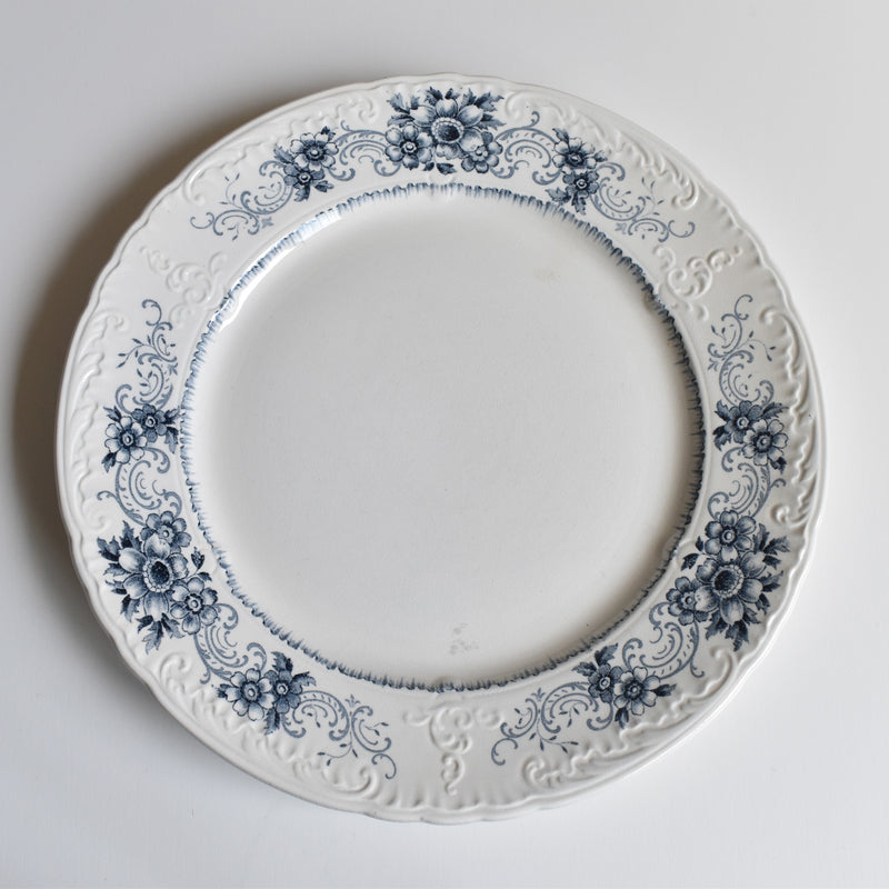 Antique Plate U&C Sarreguemines Aïda F